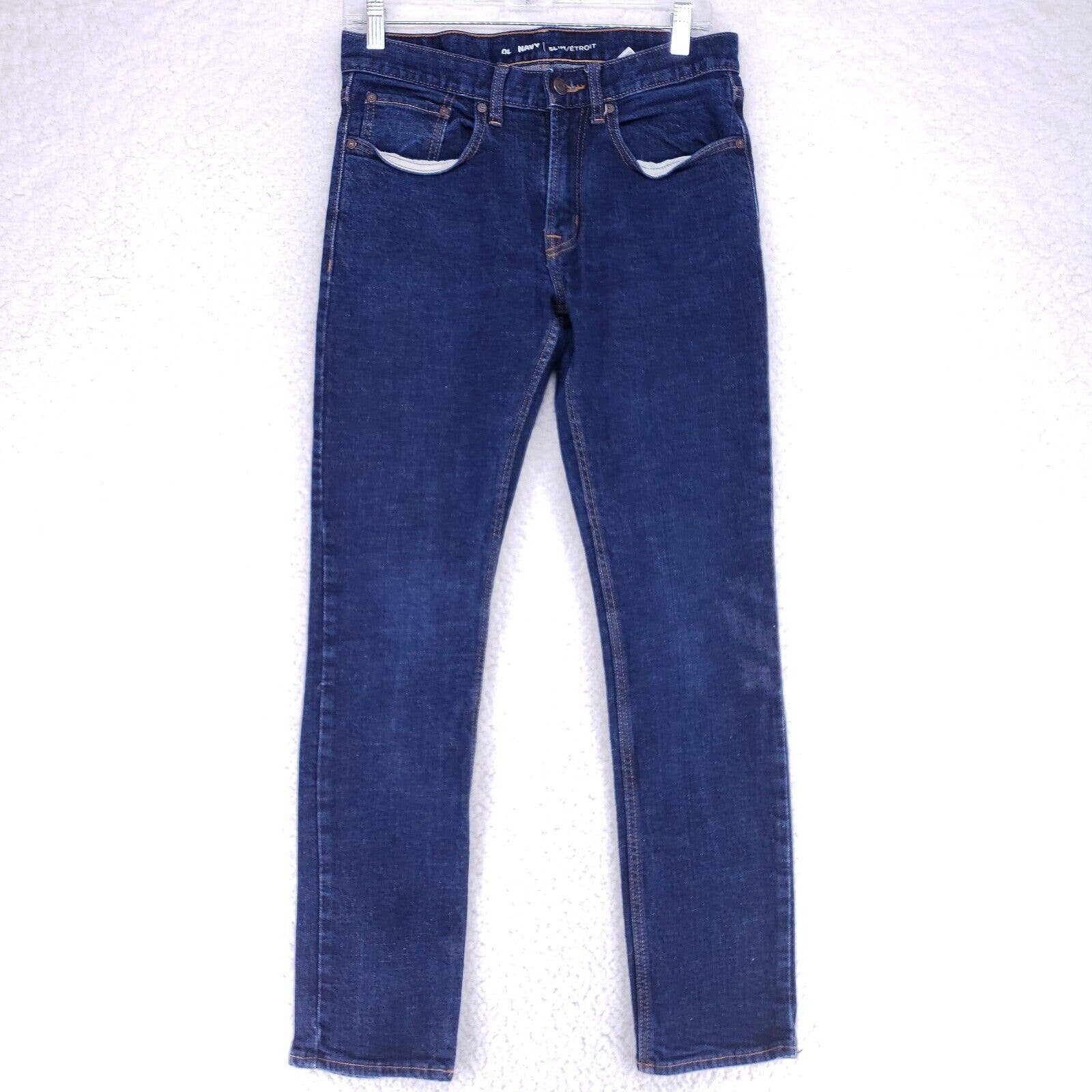 Old Navy Relaxed Slim Fit Jeans Mens Size 30w X 32l Denim Casual Pants